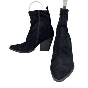 Soul Naturalizer Melodi Ankle Boots Womens 9M Black Pointed Toe